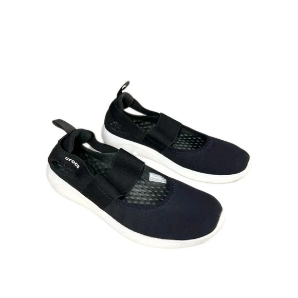 Crocs LiteRide Mary Jane Black Casual Women's Size 5 - Picture 2 of 5
